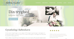 Desktop Screenshot of gynaekolog-vittrup.dk